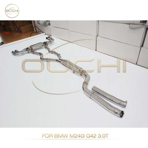 Scarico Catback Ouchi per BMW M240i <span class=keywords><strong>G42</strong></span> 3.0T, Tubi in Acciaio Inox, Valvola Silenziatore, Parti Auto Performance, Valvetronic, Parete da 1,5mm - Product Image 6