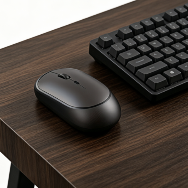 Compact Rechargeable Wireless Mouse Multi System Compatibility Lightweight Durable Anti Slip Scroll Wheel