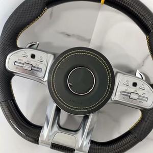 Volant personnalisé en fibre de carbone pour AMG Classe C S W222 W223 W206 C257 W205 W213 W214 S63 C300 GLE - Product Image 2