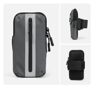Custom Unisex Waterproof Oxford <b>Tablet</b> Armband <b>Bag</b> for Night Running Fitness Fashion Stylish Wrist Jogging Arm <b>Bag</b> Compatible - Product Image 5