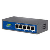Lite Managed 5 Port Full Gigabit Ethernet Switch Network Switch Cloud Aplicación WEB Administrada para transmisión de red