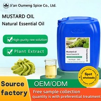 Huile Essentielle de Moutarde Synthétique Pure, Lot de 1KG en Bouteille, Étiquette Privée Personnalisée, Matière Première Spéciale pour Massage et Soins de la Peau