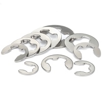 Stainless Steel E - Type Open Type Retaining Rings E-clip Ring 6mm--12mm E-clip Ring Circlip