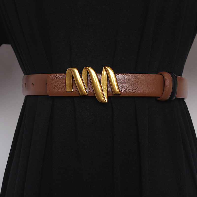 Ремень из натуральной кожи высокого качества, модный ремень из воловьей кожи для женщин