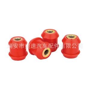 ชุดบูชโพลียูรีเทนสำหรับฮอนด้า ซีวิค EG EF 88-95 ยางรองแท่นเครื่องสีแดง - Product Image 4