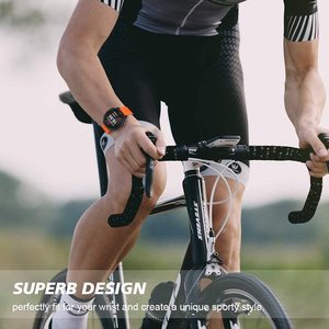 Pulsera de repuesto de silicona para <span class=keywords><strong>Garmin</strong></span> Venu Sq <span class=keywords><strong>Forerunner</strong></span> <span class=keywords><strong>245</strong></span> Samsung Active Watch Huawei GT Correa 20mm Sports Band - Product Image 4