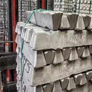 Lingote de Aluminio A7 99.7, Precio Económico, Alta Pureza 99.99%, Lingotes de Aleaciones de Aluminio A8 A9, Barra - Product Image 1