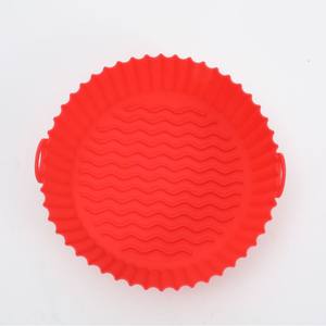 Aksesoris Dalaman penggoreng udara silikon daur ulang kualitas makanan antilengket loyang kue bebas BPA piring silikon tahan panas - Product Image 6