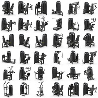 Équipement de musculation professionnel de la série BFT-2000 certifié CE ISO EN957 SGS, ensemble complet de machines de musculation à résistance sélectionnable