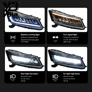 ชุดไฟหน้า LED 12V 30W สำหรับรถยนต์ Honda <span class=keywords><strong>Accord</strong></span> <span class=keywords><strong>G8</strong></span> รุ่นที่ 8 ปี 08-12 แบบดัดแปลงพร้อมไฟเลี้ยวทรงปีก อัพเกรด - Product Image 4