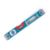 DEWEN 4" 9" 12" 16" Inci Waterpas 3 Gelembung Dapat Disesuaikan Bahan Aluminium Alloy Alat Ukur Pertukangan Waterpas Torpedo Basis Magnetik