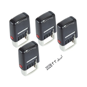 Sello de goma autoentintado personalizado con logotipo de texto de número en inglés para álbum de recortes Diy con fecha para archivos de oficina mes día marcado 2,8mm - Product Image 3