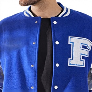 Blouson Bomber en Laine Style Letterman 2026 avec Manches en Cuir, Finition Lisse, Design Personnalisé, Étiquette LOGO Personnalisée, Vente en Gros - Product Image 5