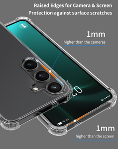 TPU trasparente custodia per telefono flessibile antigraffio ultra-sottile anti-lente anti-goccia di protezione per <span class=keywords><strong>Samsung</strong></span> S20 S22 S23 S24 A24 A34 A54 - Product Image 3