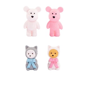 Figurines de dessin animé ours et chat en PVC, mini décorations pour affichage sur bureau - Product Image 5