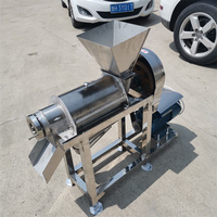 Industriële spiraalvormige fruitpers volautomatische sap-pulp separator MA MA-0.5 380V voor bosbessen, drakenvrucht, 1 jaar garantie