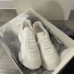 Chaussures de sport respirantes et tendance, en cuir véritable luxueux, semelle épaisse, antidérapantes, chaussures de marche décontractées, style estival - Product Image 5
