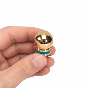 Tapa de Perfume de Aluminio y Plástico con Recubrimiento Electrolítico de Aleación de Zinc, Color CMYK/RGB, a Prueba de Niños, Antiderrames, Capacidad de 10 ml - Product Image 5