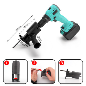 MeiKeLa Portable Electric <strong>Drill</strong> to Electric Saw Reciprocating <strong>Jig</strong> Saw Metal File Attachment/Reciprocating Saw Attachment - Product Image 2