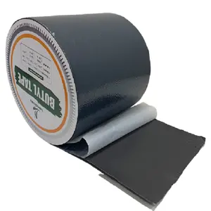 Self Adhesive Butyl Rubber Tape 5M X 10 for Liquid Rubber Roof Protection Peel And Stick Roofing Leak Stop Waterproof Tape
