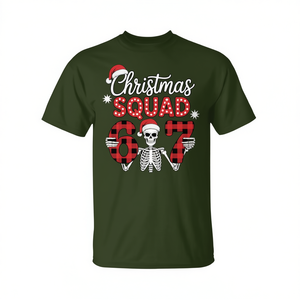 Camiseta con diseño de esqueleto de Navidad Squad 67 Meme Humor, regalo navideño para hombres y mujeres, unisex, talla para adultos S M L XL XXL - Product Image 2
