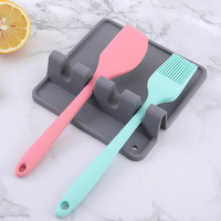 Support à cuillères sans BPA pour cuisinière, repose-cuillères de cuisine pour plusieurs ustensiles