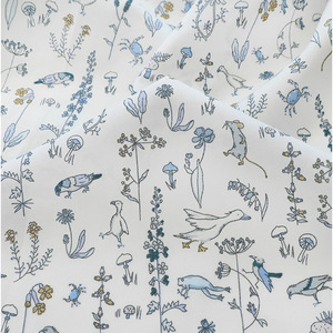 Yanxin Textile Small Floral Print Silk Fabric Transfer Print For <b>Dresses</b> Shirts Casual Wear - Product Image 1