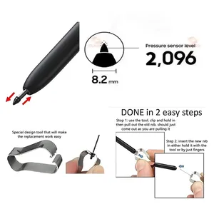 Penna Stilo per <span class=keywords><strong>Tablet</strong></span> <span class=keywords><strong>Samsung</strong></span> <span class=keywords><strong>Galaxy</strong></span> Tab <span class=keywords><strong>S8</strong></span> S9 S9FE S7 FE S6 Lite S7+ <span class=keywords><strong>S8</strong></span>+ Senza Bluetooth - Product Image 6