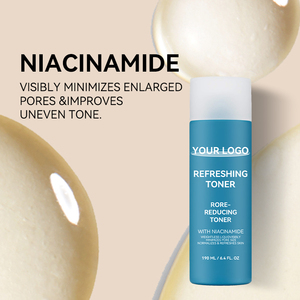 Tonique Liquide pour la Peau à la Niacinamide, à la Vitamine C, à l'Acide Hyaluronique et à la Camomille, Biologique, Vegan, Luxe, Éclaircissant, Hydratant, Apaisant - Product Image 2