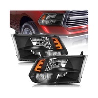 Conjunto de Faro Delantero Izquierdo y Derecho para Dodge Ram 1500 2500 3500 2009-2018