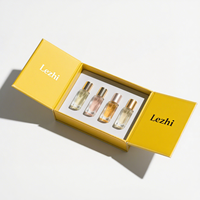 Boîte cadeau de luxe à double ouverture pour parfum et cosmétiques, avec fermeture magnétique, emballage personnalisé avec logo, boîte cadeau