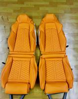 Accessoire intérieur de voiture, sièges sport, coussin personnalisé, housse en cuir, siège de course sport pour Audi RS A4 A5 A6 A7 Q3 Q5L Q8