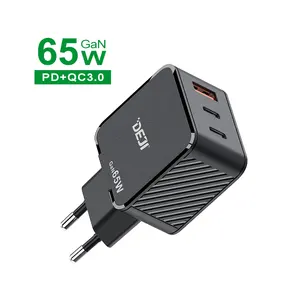 شاحن متعدد من DEJI شاحن Gan 65w pd pps ultra Oneplus شاحن 65w لجهاز Macbook اللوحي المحمول Ipad الهاتف المحمول