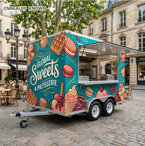 Camion de restauration mobile de qualité commerciale pour shawarma et kebab premium, homologué DOT VIN CE - Product Image 4