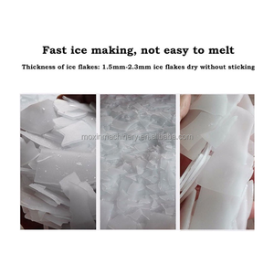 เครื่องทำน้ำแข็งเกล็ดปลาทะเลขนาด3ตันพร้อมคอมเพรสเซอร์เมอร์สันที่เก็บน้ำแข็ง1000กก. สำหรับปลาและอาหารทะเลบนเรือ - Product Image 2