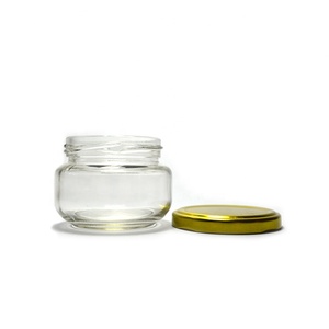 Redonda <span class=keywords><strong>de</strong></span> almacenamiento <span class=keywords><strong>de</strong></span> alimentos <span class=keywords><strong>de</strong></span> <span class=keywords><strong>vidrio</strong></span> frascos <span class=keywords><strong>de</strong></span> <span class=keywords><strong>vidrio</strong></span> redondo tarro para mermelada <span class=keywords><strong>de</strong></span> miel con tapa hermética - Product Image 3