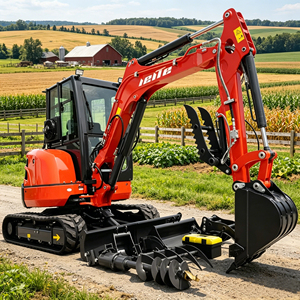 Mini-excavatrice sur chenilles Euro5 EPA, best-seller mondial, livraison gratuite, 1-3,5 tonnes, pour le creusement de fossés en verger et - Product Image 1