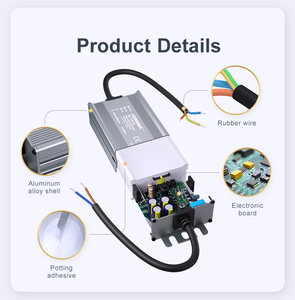 Hyrite 10-1000W AC-DC Waterproof IP67 <b>Switching</b> LED Power Supply 110V/220V CE Certified Flood <b>Light</b> Driver - Product Image 4