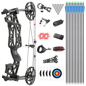 Nighthawk Composite Dual-purpose Steel Ball Bow Small Shooting Outdoor Vehicle-mounted Bow And Arrow Archery Compound Bow - Product Image 1