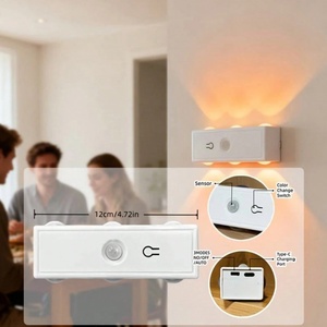 1pc 6-Head Cat-Eye LED Cabinet <b>Light</b> With <b>Motion</b> <b>Sensor</b> Lamp LED <b>Motion</b> <b>Sensor</b> <b>Light</b> - Product Image 2