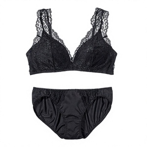 Sujetador de Copa Completa con Push-Up, Encaje Floral Rosa, Sexy, para Verano, con Tirantes Ajustables, Transpirable y Ecológico - Product Image 3