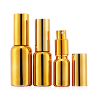 Flacons compte-gouttes en verre de 20 ml et 30 ml avec bouchon en aluminium doré
