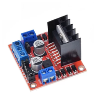 Modul Papan Penggerak Motor L298N untuk Motor Stepper DC, Aksesori Robot Kendaraan Cerdas