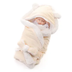 Hot Sale Baumwolle Neugeborenen Säugling Schlafsack Winter Baby Wickel decke