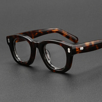 Monture de lunettes de vue unisexe en fibre d'acétate haut de gamme, nouveau modèle 9102, style rétro, en bois, vente en gros directe usine de Shenzhen