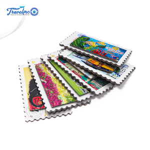 Usine Logo personnalisé feuille d'<span class=keywords><strong>argent</strong></span> émail doux Design timbre plaque d'immatriculation Style Souvenirs aimants pour réfrigérateur aimant de réfrigérateur - Product Image 3