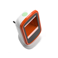 Lecteur de codes-barres 2D de bureau à détection automatique USB pour caisse de supermarché et système de paiement TPV GT-9207A