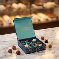 Maßge schneiderte Lebensmittel verpackung Dongguan Macarons Papier Geschenk box mit Fenster einsatz