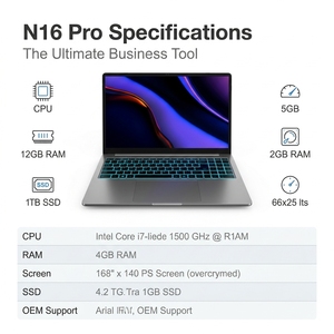 Yifang 16 Inch Business Laptop Core Ultra 5 125H Notebook for Office Student Factory Supply Wholesale Oem Odm Core Ultra 5 - Product Image 1