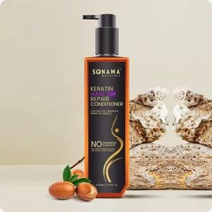 SONAMA <b>Keratin</b> <b>Hair</b> Repair Conditioner with Coconut <b>Oil</b>, Argan <b>Oil</b> & Green Tea Extract <b>for</b> Smooth, Frizz-Control <b>Hair</b>, 200ml - Product Image 1